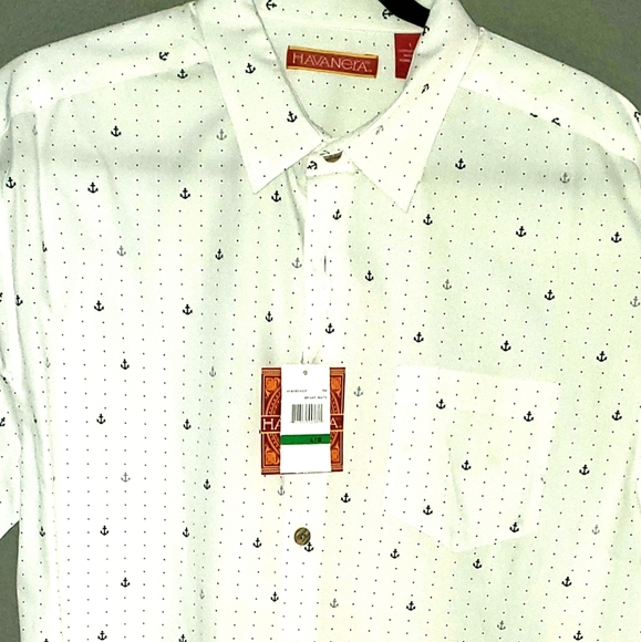 Havanera Other - Havanera anchor print short sleeve shirt